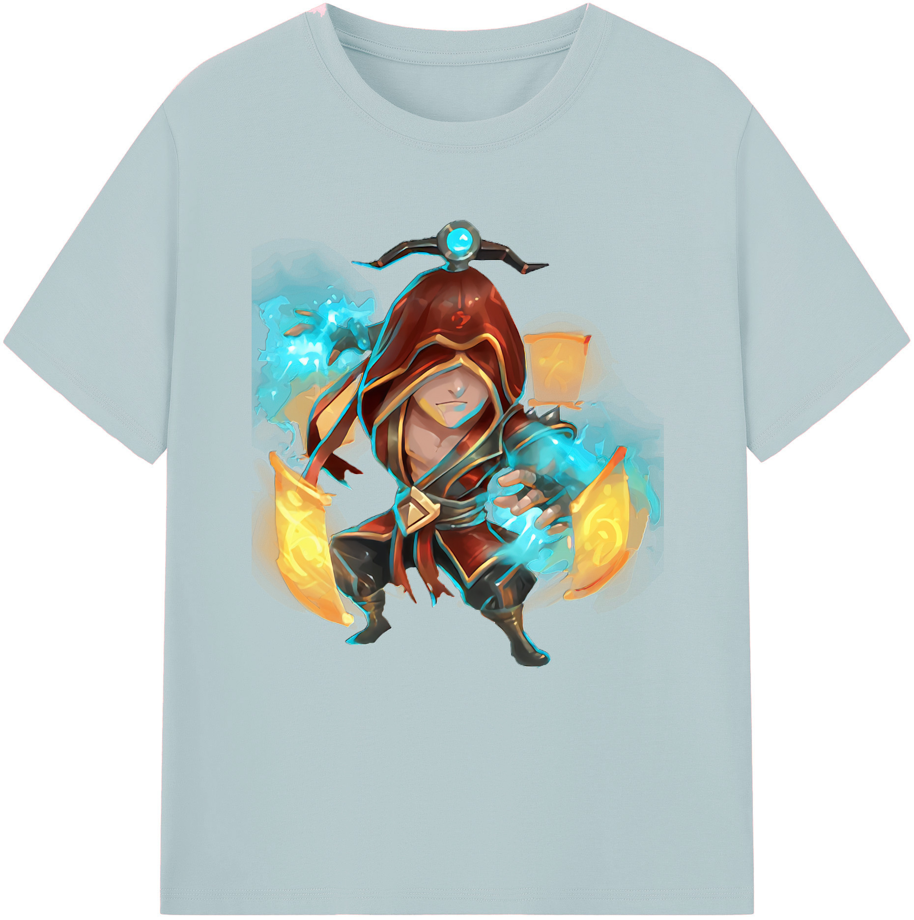 リーグ・オブ・レジェンド League of Legends LOL 綿100％半袖Tシャツ（フロントプリント）